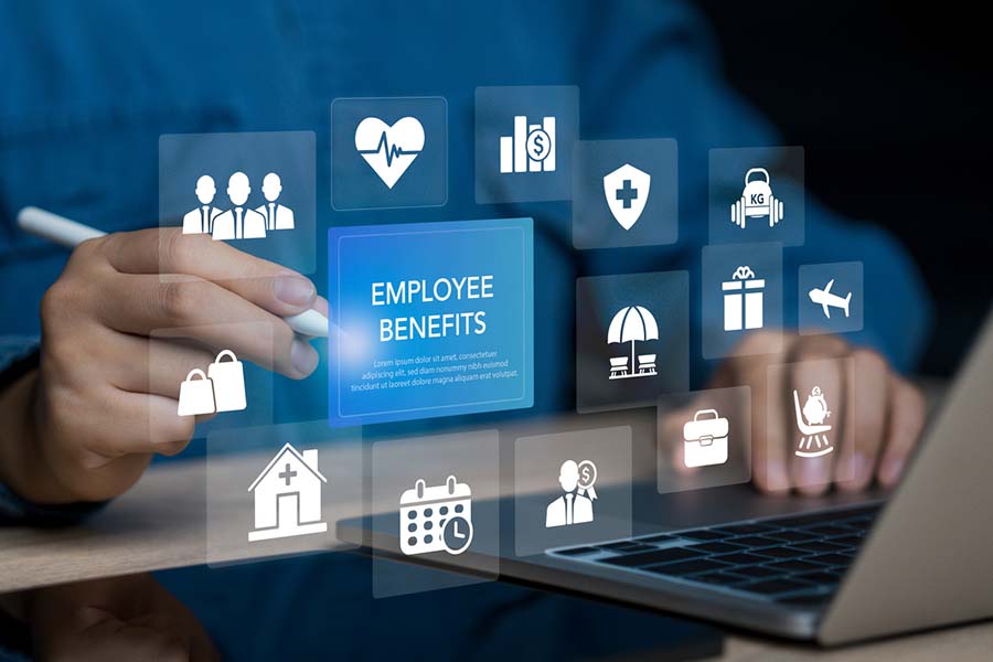 employee benefits icons